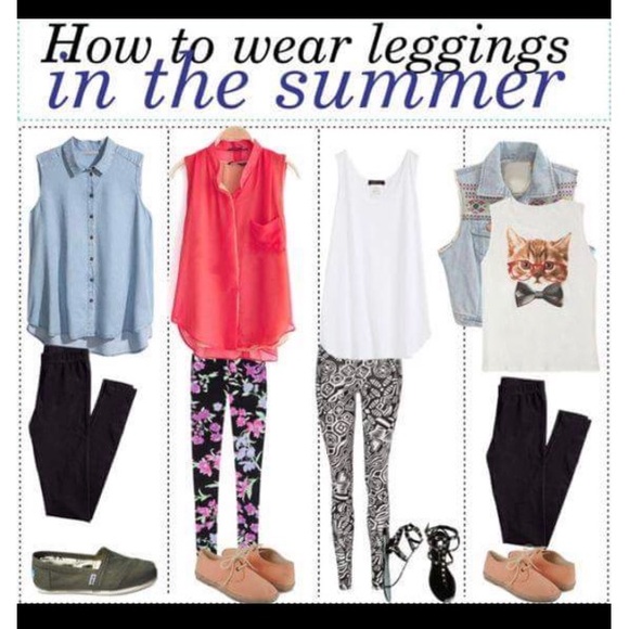 Leggings Black Rose One Size Buttery Soft New - Picture 3 of 3